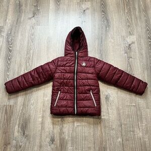 Body Glove Burgundy Puffer Jacket